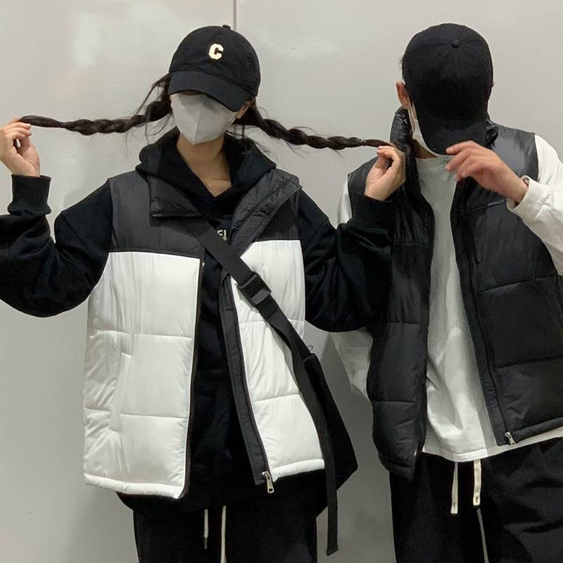 アウター レディース ダウンベスト キルティングベスト スタンドカラー 立襟 中綿 前開き ジップアップ ポケット 防寒 防風 大人可愛い きれいめ シンプル カジュアル ベーシック おしゃれ お洒落 かっこいい 大人女子 こなれ感 存在感 抜け感 M L XL 2XL 3XL 大きいサイズ