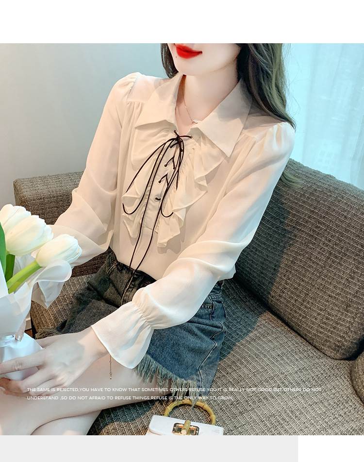 トップスレディース長袖シャツブラウ...