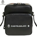 カステルバジャック 革ショルダーバッグ SALE27%OFF CASTELBAJAC カステルバジャック 日本製 本革 クオーレ レザー 縦型 ミニショルダーバッグ 黒 23/4/5 270423 23.10sage