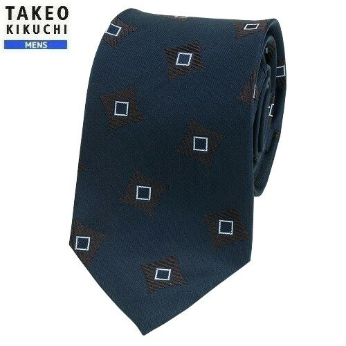 タケオキクチ タケオキクチ ネクタイ TAKEO KIKUCHI 25%OFF メンズ ブランド ギフト プレゼント ヴィンテージ小紋 シルク 紺 24/2/5 290224【ネコポスで送料無料】