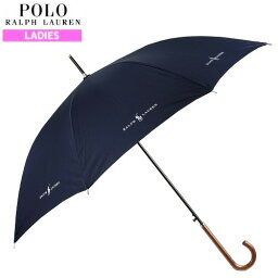 ポロ ラルフローレン 傘 レディース 【新古品】POLO RALPH LAUREN ポロ・ラルフローレン ポロ＆ドット柄 婦人 長傘 雨傘 レディース 女性 ジャンプ おしゃれ ブランド プレゼント ギフト ラッピング無料 紺 23/5/3 180523