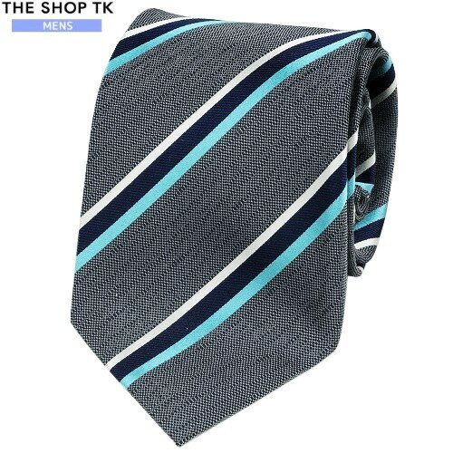 THE SHOP TK ネクタイ ザ ショップ ティーケー 23%OFF メンズ ブランド ギフト プレゼント マルチストライプ シルク グレー 24/3/5 280324【ネコポスで送料無料】(4)