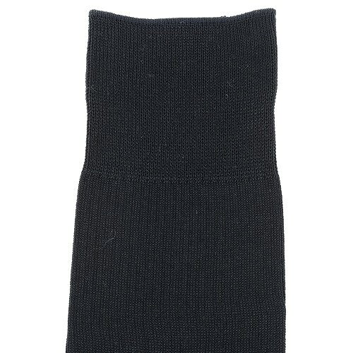 新古品 希少品 BURBERRY バーバリー 日本製 ホースマーク刺繍 リブ編みビジネスソックス(靴下) 黒『18 3 3』13 anew-10000787 anew サンプル画像3