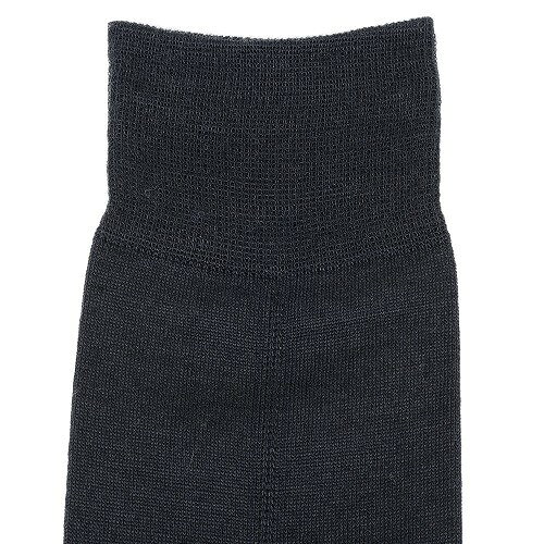 新古品 希少品 BURBERRY バーバリー 日本製 ホースマーク刺繍 ウール混ビジネスソックス(靴下) 黒『18 3 3』13 anew-10000825 anew サンプル画像3