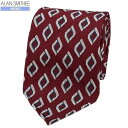 ■SALE70%OFF【ALAN SMITHEE】アランスミシー 日本製「ハンドメイド」スフォデラート 中柄 シルクネクタイ 就活 ギフト プレゼント ブランド...
