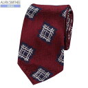 ■SALE70%OFF【ALAN SMITHEE】アランスミシー 日本製「ハンドメイド」スフォデラート 中柄 シルクネクタイ 就活 ギフト プレゼント ブランド...