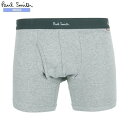 【Paul Smith】ポールスミス 日本製 ベーシック コットン レギュラー ボクサーパンツ メンズ ギフト プレゼント ブランド おしゃれ グレー『22/4...
