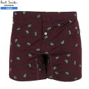 SALE大特価【Paul Smith】ポールスミス リーフモチーフ ニット トランクスパンツ エンジ『22/4/3』140422【ネコポスで送料無料】