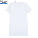 【Paul Smith】ポールスミス 日本製 ピマフライス Vネック 半袖 アンダーTシャツ(インナー) 白『22/4/5』280422【ネコポスで送料無料】