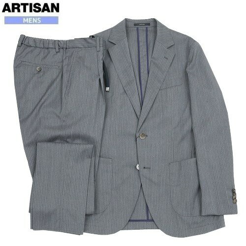 ■SALE70%OFF【ARTISAN】アルチザン(コムサ) ウールトロピカル パッカブル セットアップスーツ グレー『22/4/5』280422