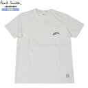 ポールスミス ルームウェア メンズ 訳あり商品 Paul Smith ポールスミス ラビット刺繍 半袖 クルーネック Tシャツ ルームウェア 白 22/11/1 041122【ネコポスで送料無料】