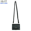 イズイット ショルダーバッグ IS/IT 50%OFF メンズ ブランド ギフト プレゼント 本革 マルチポシェット レザー 黒 23/7/1 060723 23.10sage(4)