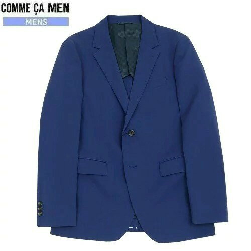 訳あり商品 SALE82%OFF COMME CA MEN コムサメン カラーポリエステルストレッチ ジャケット 青 22/11/4 241122 23.10sage