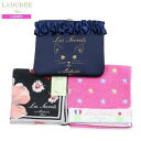 1点限り Les Secrets LADUREE ラデュレ ミニポーチ 紺 / ハンカチ 2枚セット 黒×ピンク 22/12/3 151222【ネコポスで送料無...