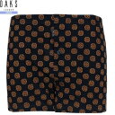 DAKS トランクスパンツ ダックス 21%OFF メンズ ブランド ギフト プレゼント 日本製 小紋柄 ニット KNIT TRUNKS 黒 23/7/2 13...
