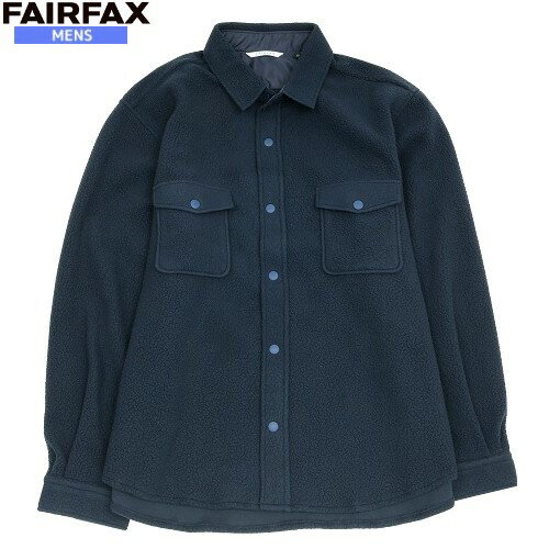 SALE大特価 FAIRFAX フェアファクス 日本製 POLARTEC フリース シャツジャケット 紺 23/3/3 160323 23.10sage