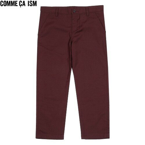 ■SALE75%OFF【キッズ商品】【COMME CA ISM】コムサイズム ツイルパンツ ワイン『18/3/5』290318　20.03sage【ネコポスで送料無料】