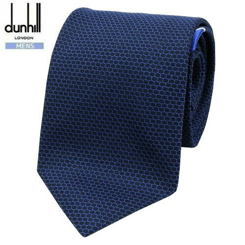 ダンヒル ネクタイ ダンヒル ネクタイ dunhill 25%OFF メンズ ブランド ギフト プレゼント イタリア製 2020 SAMURI BLUE JFA ゴールネットモチーフ シルク 紺 23/12/4 221223