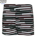 タケオキクチ トランクス TAKEO KIKUCHI 9%OFF メンズ 下着 ブランド おしゃれ ギフト プレゼント マルチボーダー ニット グレー 24/6...