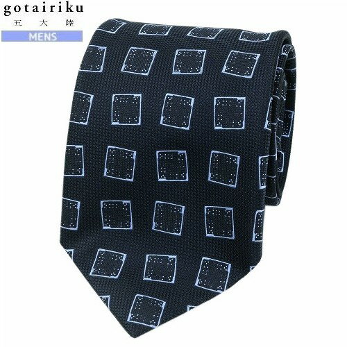 五大陸 ネクタイ gotairiku 41%OFF メンズ ブランド ギフト プレゼント 日本製 ハンドメイド 西陣織り 小紋柄 シルク 紺 24/10/2 101024【ネコポスで送料無料】