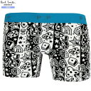 外箱ダメージ有 ポールスミス ボクサーパンツ Paul Smith メンズ ブランド POP "ダイス" ショート SHORT BOXER 黒 24/10/3 171024【ネコポスで送料無料】