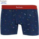 外箱ダメージ有 ポールスミス ボクサーパンツ Paul Smith メンズ ブランド "BOULDERING" レギュラー REGULAR BOXER 紺 24/10/4 241024【ネコポスで送料無料】