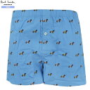 ポールスミス トランクス パンツ Paul Smith メンズ ブランド ギフト プレゼント "浮き輪ダックスフンド" プリント TRUNKS サックス 24/11/4 211124【ネコポスで送料無料】