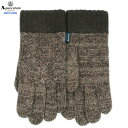 アクアスキュータム 手袋 Aquascutum メンズ ブランド ギフト プレゼント ウール混 ニット グローブ 茶 24/11/5 281124【ネコポスで送...