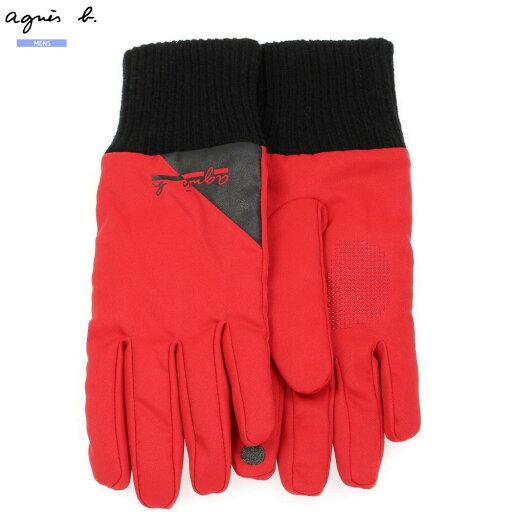 サンプル品 アニエスベー 手袋 agnes b. メンズ ブランド タッチパネル対応 ロゴ入り ストレッチ グローブ 赤 24/12/3 201224【ネコポスで送料無料】 サンプル品 アニエスベー 手袋 agnes b. メンズ ブランド タッチパネル対応 ロゴ入り ストレッチ グローブ 赤 24/12/3 201224【ネコポスで送料無料】