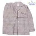 ブルックスブラザーズ パジャマ Brooks Brothers 19%OFF メンズ ブランド ギフト プレゼント 秋冬 太番手ビエラ グレンチェック 前開き 紳士 長袖 長ズボン ワイン 25/1/5 300125