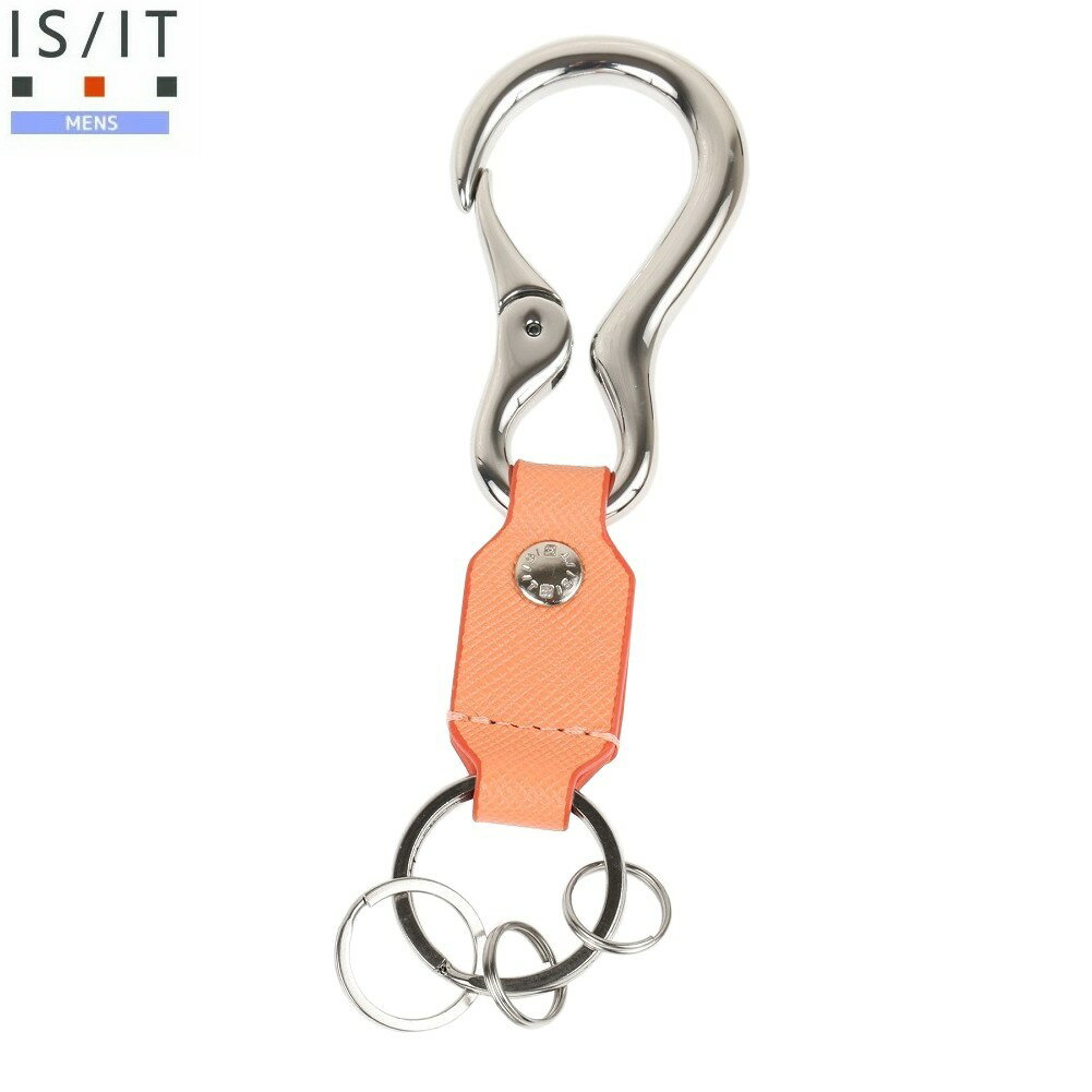 イズイット キーリング IS/IT 35%OFF メンズ ブランド ギフト プレゼント 本革 レザー キーホルダー ピンク 25/4/2 100425【ネコポスで送料無料】
