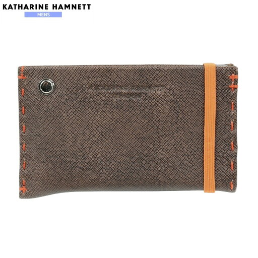 訳あり商品 キャサリンハムネット カードケース KATHARINE HAMNETT LONDON メンズ ブランド 本革 エンボスレザー チョコ 2504BE【ネコポスで送料無料】 訳あり商品 キャサリンハムネット カードケース KATHARINE HAMNETT LONDON メンズ ブランド 本革 エンボスレザー チョコ 2504BE【ネコポスで送料無料】