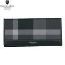 ブラックレーベル クレストブリッジ 長財布 BLACK LABEL CRESTBRIDGE 17%OFF メンズ ブランド ギフト プレゼント 日本製 トーナルクレストブリッジチェック 黒 2504BE(4)