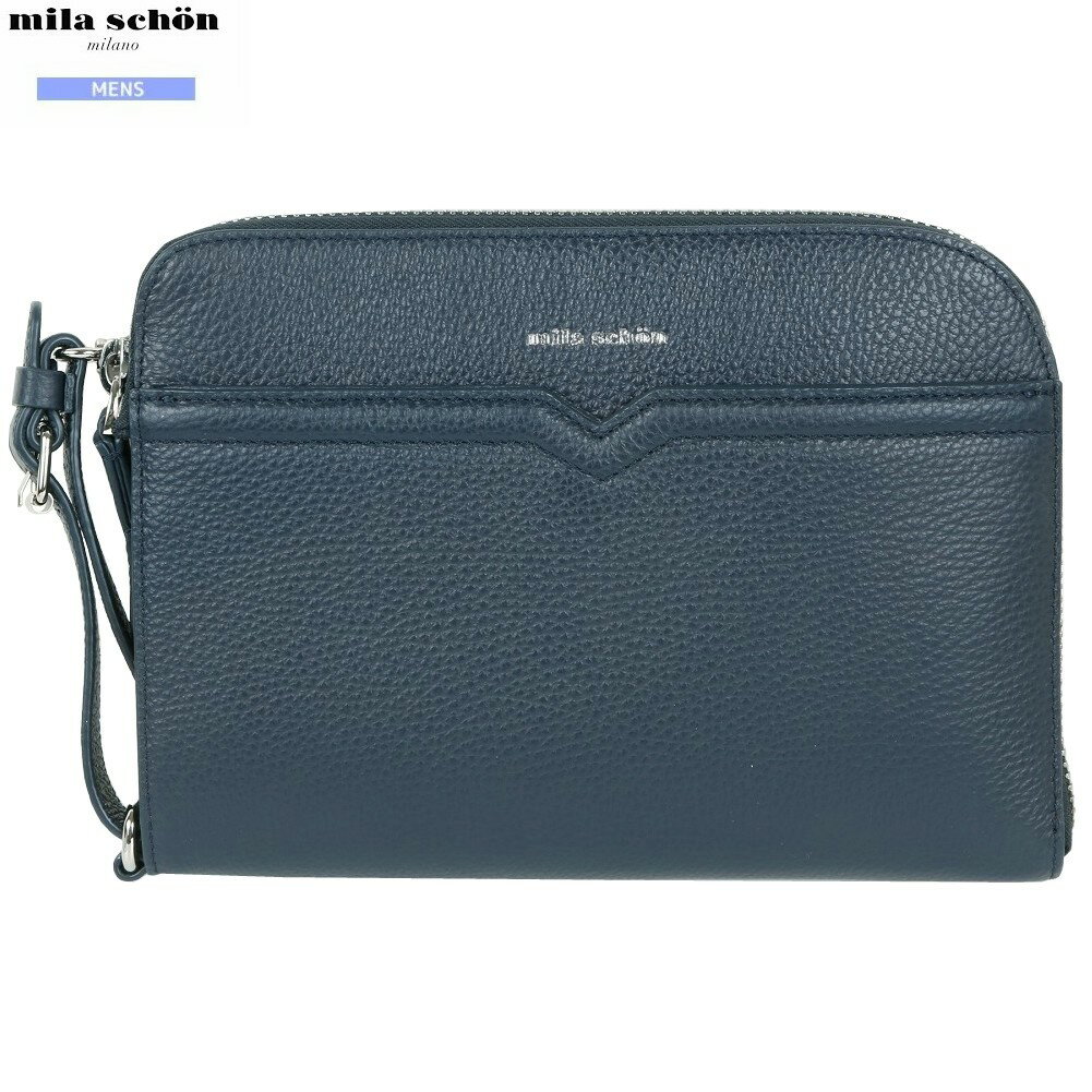 ミラショーン クラッチバッグ mila schon 44%OFF メンズ ブランド ギフト プレゼント 本革 フラーゼ イタリアンレザー セカンドバッグ 紺 1109BE