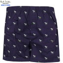 外箱ダメージ有 ポールスミス トランクス パンツ Paul Smith メンズ ブランド "Zebra" プリント TRUNKS 紫 3110BE【ネコポスで送料無料】