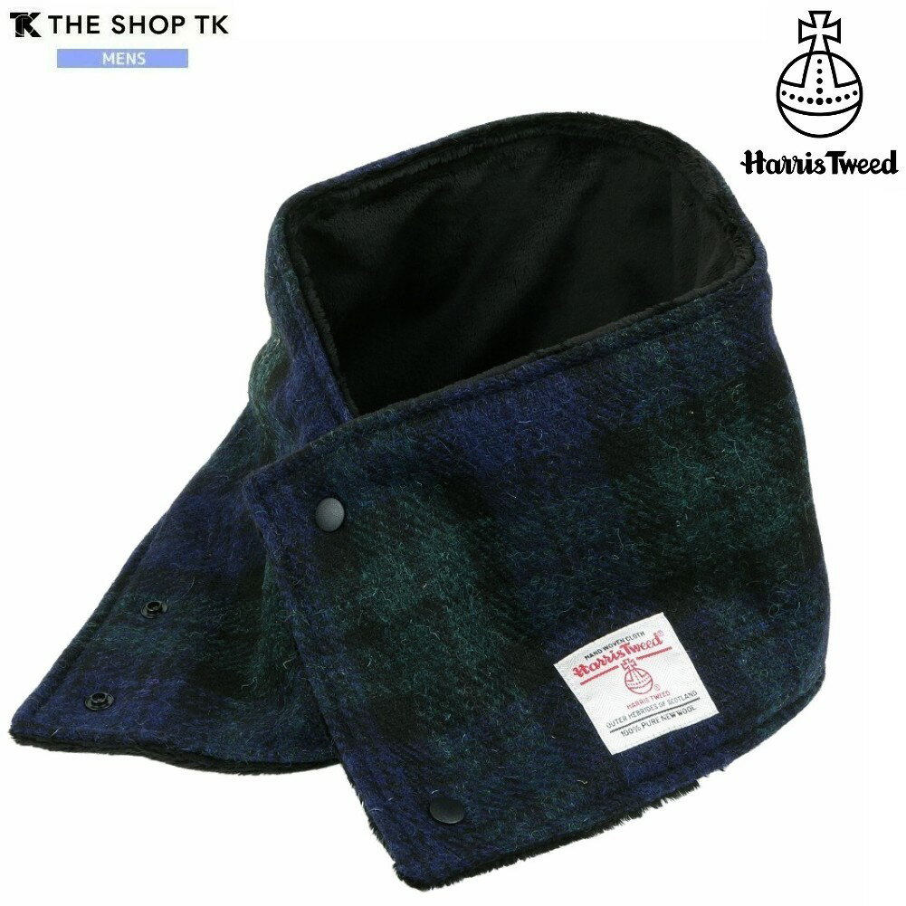 ザ・ショップ・ティーケー ネックウォーマー THE SHOP TK 15%OFF メンズ ブランド HARRIS TWEED／ハリ..