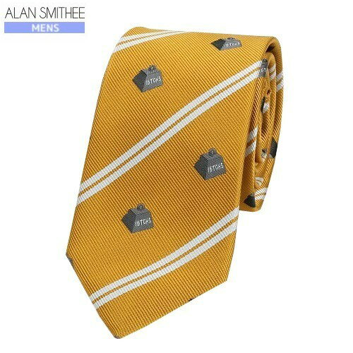 Stripe - SALE大特価【ALAN SMITHEE】アランスミシー 日本製「ハンドメイド」16トン シルクネクタイ 就活 ギフト プレゼント ブランド おしゃれ 橙『18/3/2』070318 20.03sage【ネコポスで送料無料】