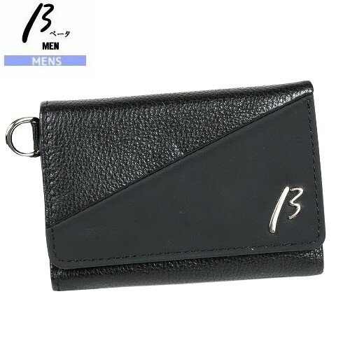 ■SALE78%OFF【βMEN】ベータメン(コムサ) 本革 コンパクト コンビレザー 三つ折り財布 黒『20/3/2』110320【ネコポスで送料無料】 23.10sage ■SALE78%OFF【βMEN】ベータメン(コムサ) 本革 コンパクト コンビレザー 三つ折り財布 黒『20/3/2』110320【ネコポスで送料無料】 23.10sage
