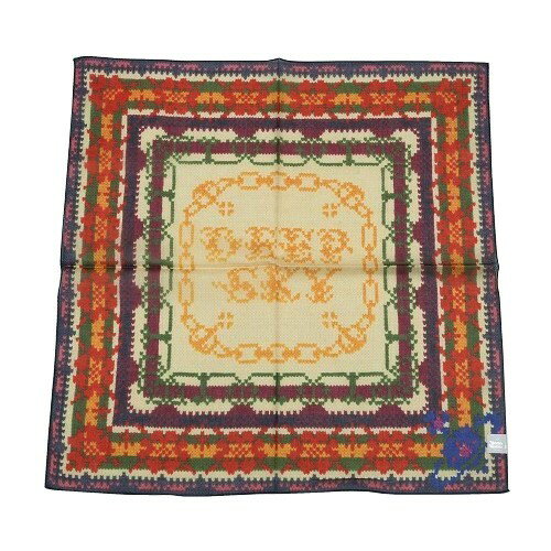 ヴィヴィアンウエストウッド ハンカチ Vivienne Westwood レディース ブランド ギフト プレゼント 日本製 プリント コットン 大判 ハンカチーフ 紫 23/10/4 261023【ネコポスで送料無料】