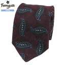 フマガッリ ネクタイ Fumagalli 61%OFF メンズ ブランド ギフト プレゼント イタリア製 ペイズリー シルク 赤 23/12/3 141223(4)