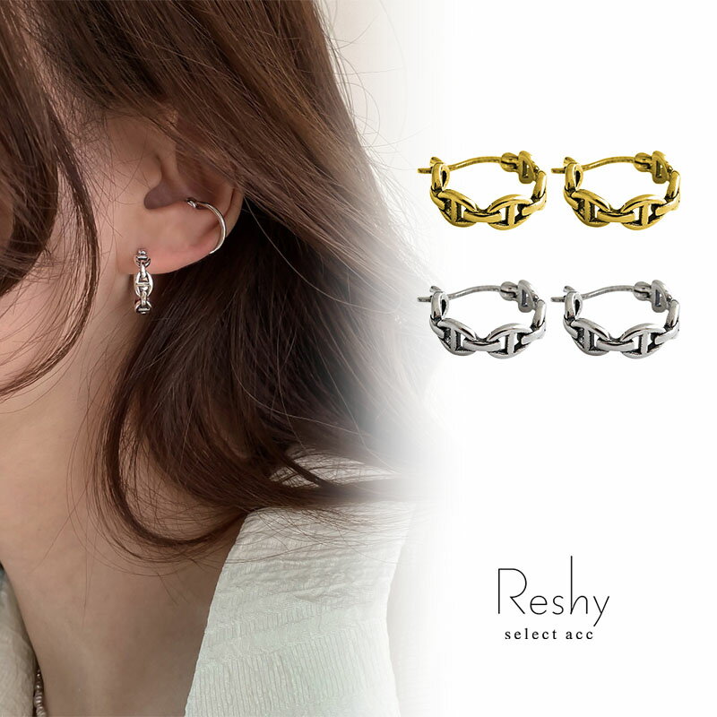 プラチナピアス　スクリューチェーン　フープピアス　つけっぱなし　チェーンピアス 新作 プラチナピアス スクリューチェーンフープピアス 2.4㎜幅
