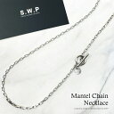 ネックレス マンテル ネックレス Tバー チェーン ネックレス 定番 シンプル メンズ レディース アクセサリー 大人 彼女 誕生日 プレゼント 送料無料 bc...