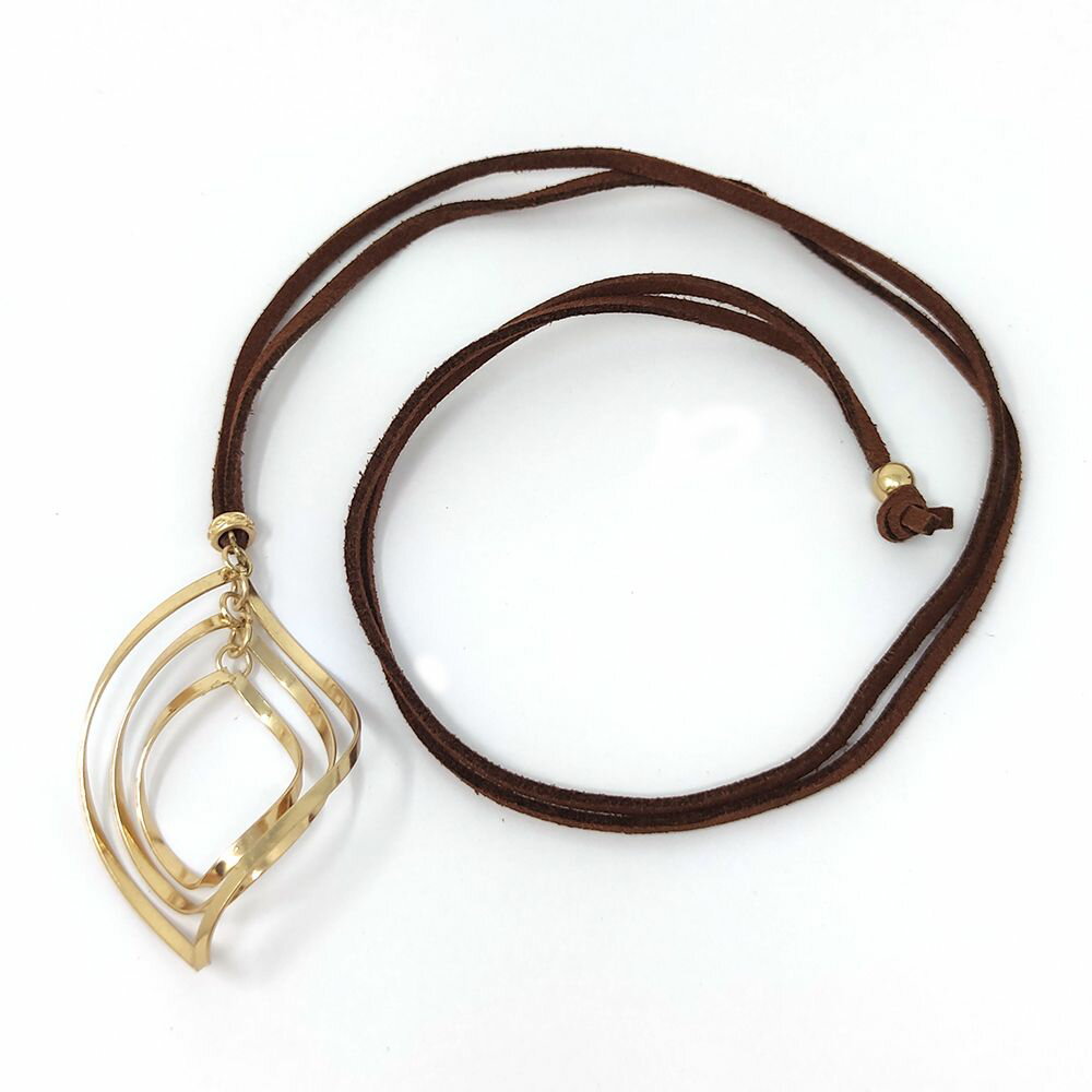 ネックレス フープ リング カジュアル レディース アンティーク加工