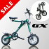 【売り尽くしセール】【収納バッグプレゼント】GX折りたたみ電動アシスト自転車小型12インチe-bikeFANVITA(ファンビータ)GX-06