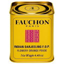 フォションの紅茶ギフト FAUCHON(フォション) ダージリン 125g リーフ 缶入り 紅茶 ゴールデンチップ フランス パリ ストレート ミルクティー