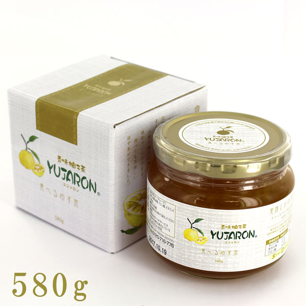 香味柚子 ユジャロン 食べるゆず茶 580g