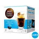 ネスカフェ ドルチェグスト 専用カプセル アイスコーヒー ブレンド 16杯分 (ブラックタイプ) CFI16002