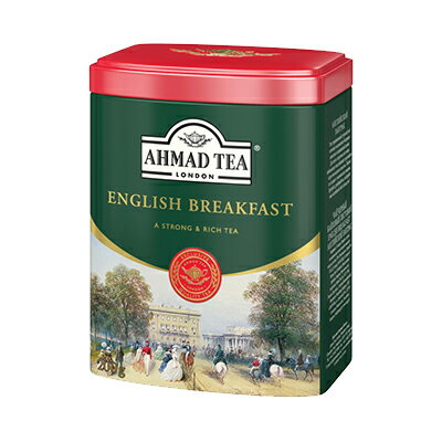 AHMAD TEA イングリッシュブレックファースト 200g リーフ 缶入り 紅茶 ミルクティー コク