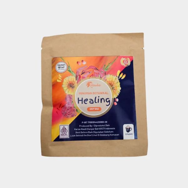 ・Made Teaについて バリ島の自社農園、および契約農園で丁寧に育てられてた植物のみを使用。 バリ島で伝統的に使われてきた植物をメインにブレンドした 植物の力を引き出すMade Teaオリジナルのハーブティーです。 レモングラス、キンセンカの花びら、千日紅、ローズをバランスよくブレンドしたノンカフェインのハーブティーです。 爽やかなレモングラスの香りに、ローズと花びらのやさしい風味が重なり、華やかでやわらかな味わいをお楽しみいただけます。 添加物・保存料は使用しておりません。 インドネシア産のハーブや花々を使用し、丁寧にブレンドしています。 くつろぎの時間や気分を整えたいひとときにおすすめです。 【使用方法】 ティーバッグの中身を下に寄せてから、ミシンの目に沿って開けカップにセットします。 カップに熱湯を注ぎます。（茶葉がお湯に浸るように） 2〜3分蒸らしたら出来上がりです。 カフェイン：含まれておりません 【商品情報】 内容量：ティーバッグ1袋 2.5g 原材料：レモングラス、キンセンカの花びら、千日紅（グロボーサ種の花）の花びら、ローズ 製造国・地域：インドネシア　バリ島 保存方法：直射日光、高温多湿を避け、密閉した状態で保存してください。