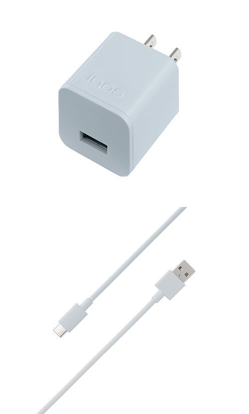 アイコス IQOS 付属品セット 正規品 IQOS 3 DUO / 3 & MULTI 専用(ACアダプター、USB-Cケーブル)